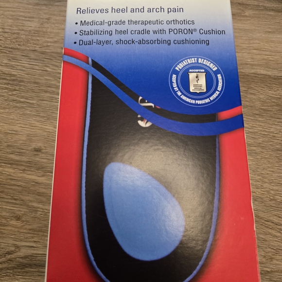 Protech Full Length Orthotic Supports - Black and Blue - Picture 2 of 10